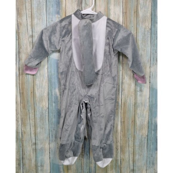 RUBIES Baby 6-12M Elephant Halloween Costume Trunk Tail Dress Up Pretend - Picture 1 of 12